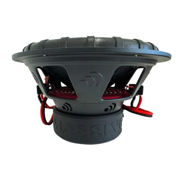Massive Audio GT12 | 12" 500 Watts RMS / 1000w MAX Dual 4 Ohm Deep Bass Subwoofer