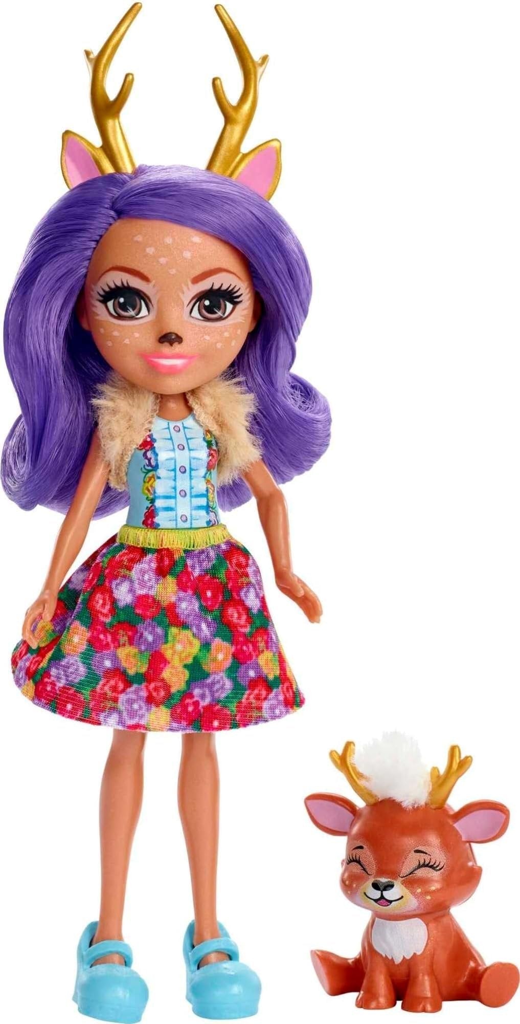 Spirit Enchantimals Doll and Small Animal Friend Figure, 6 inch Doll