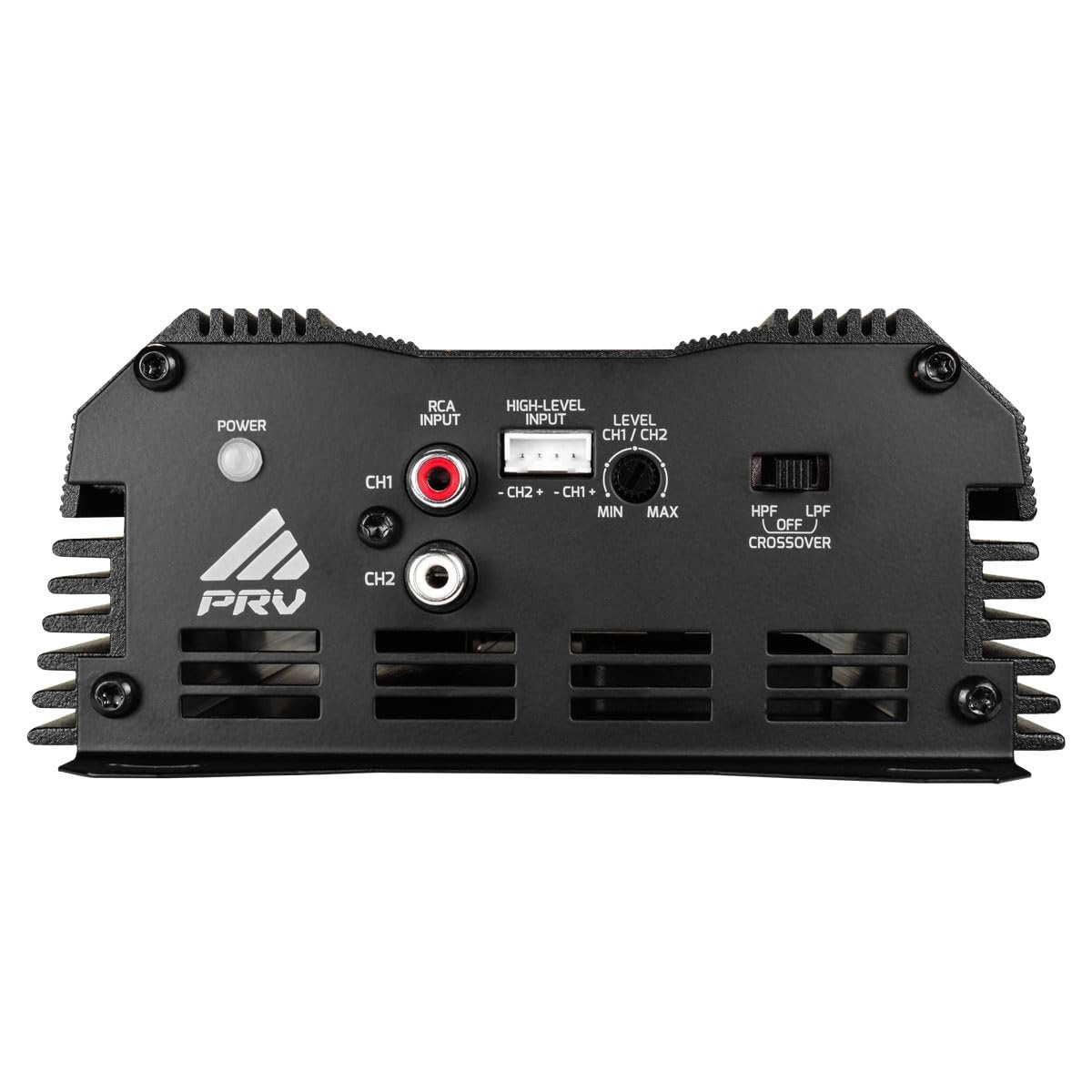 PRV Audio MDX2000.2 2 Ohm Mini 2 Channel Car Audio Amplifier 2X 1000 Watts RMS at 2 Ohm - Bridged 1CH 2000 Watt at 4 Ohm for Powersports, Motorcycles, ATV, for High Power Stereo Speaker Systems