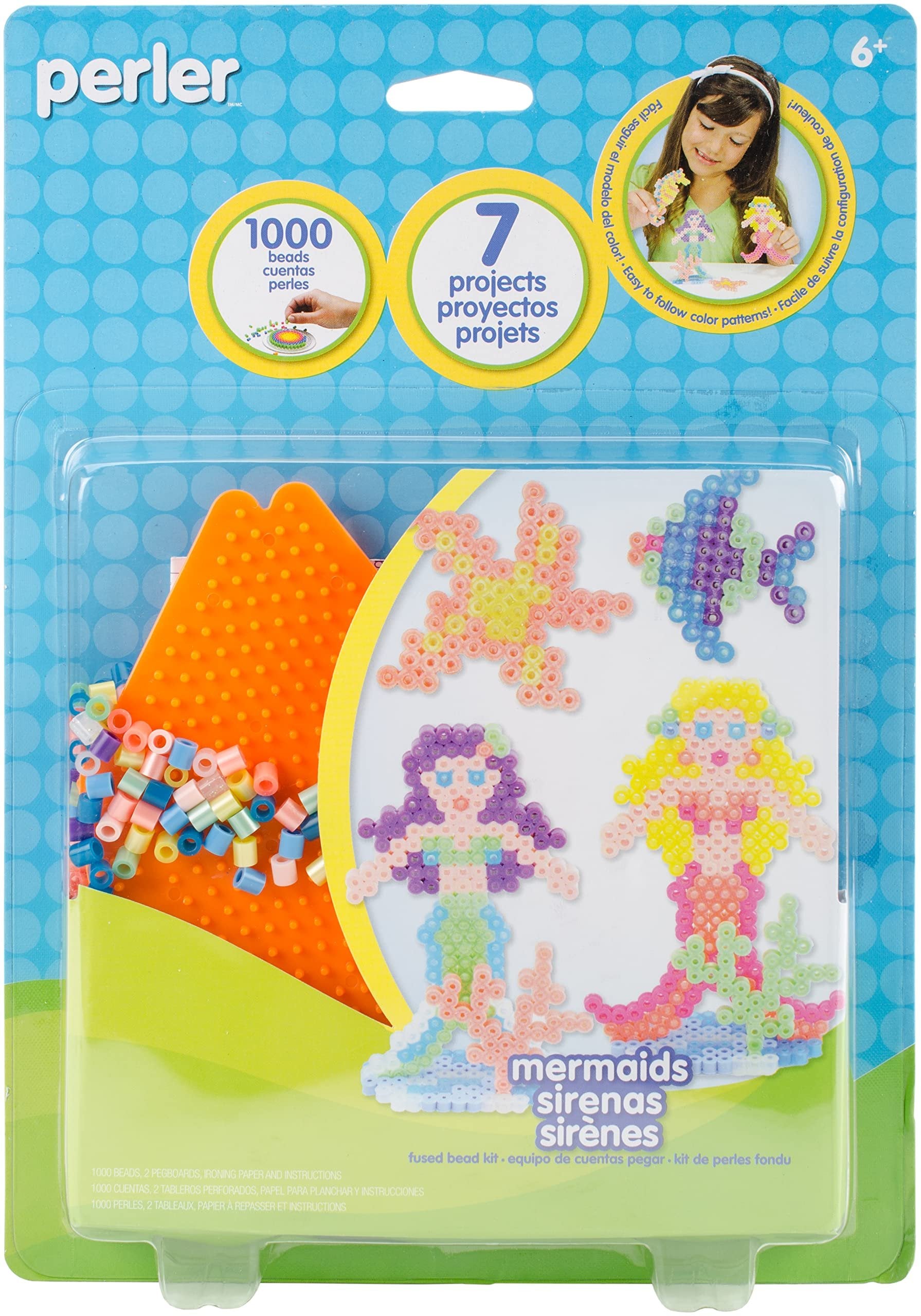 Perler Fused Bead Kit-Mermaid
