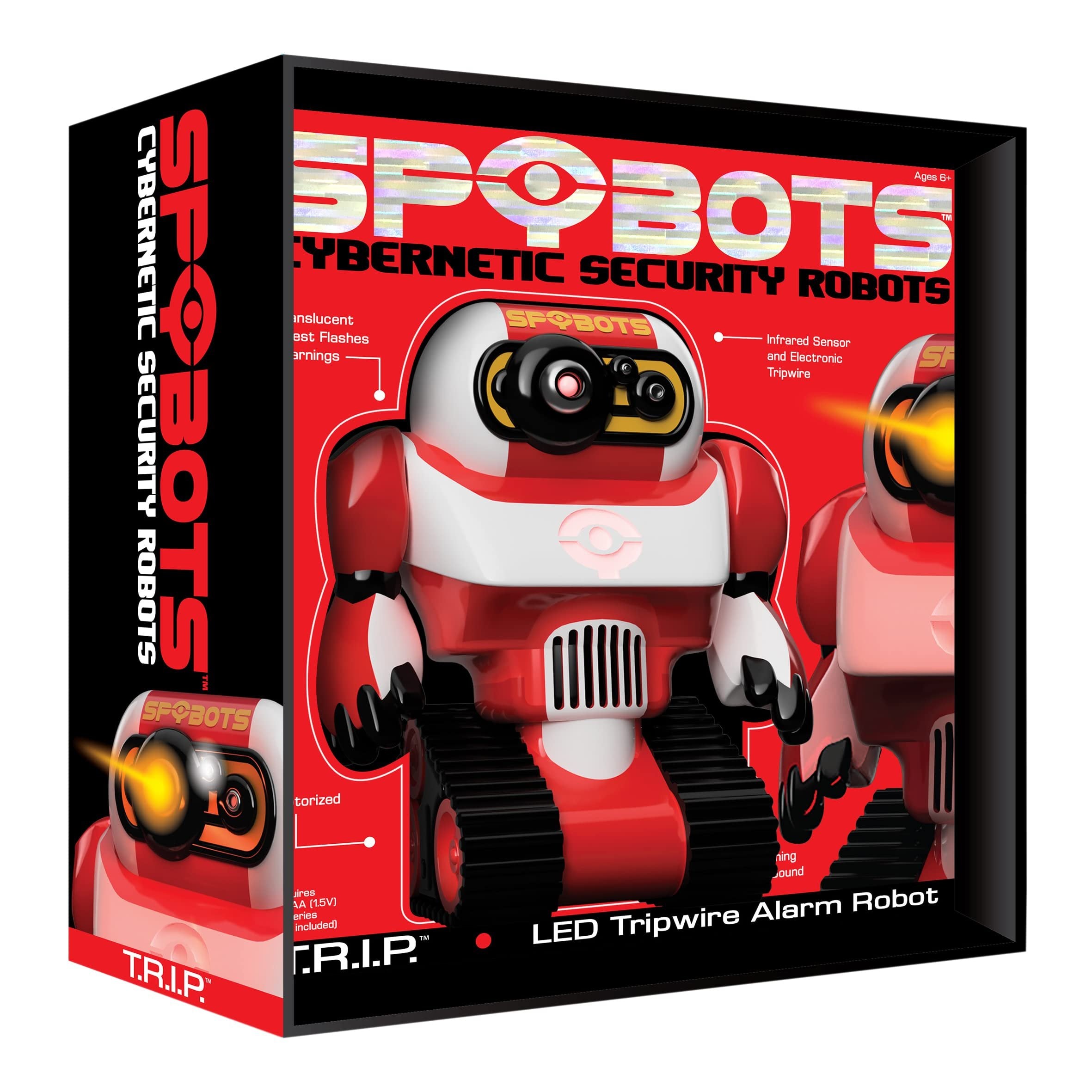 Spybots Trip LED Tripwire Security Alarm Robot