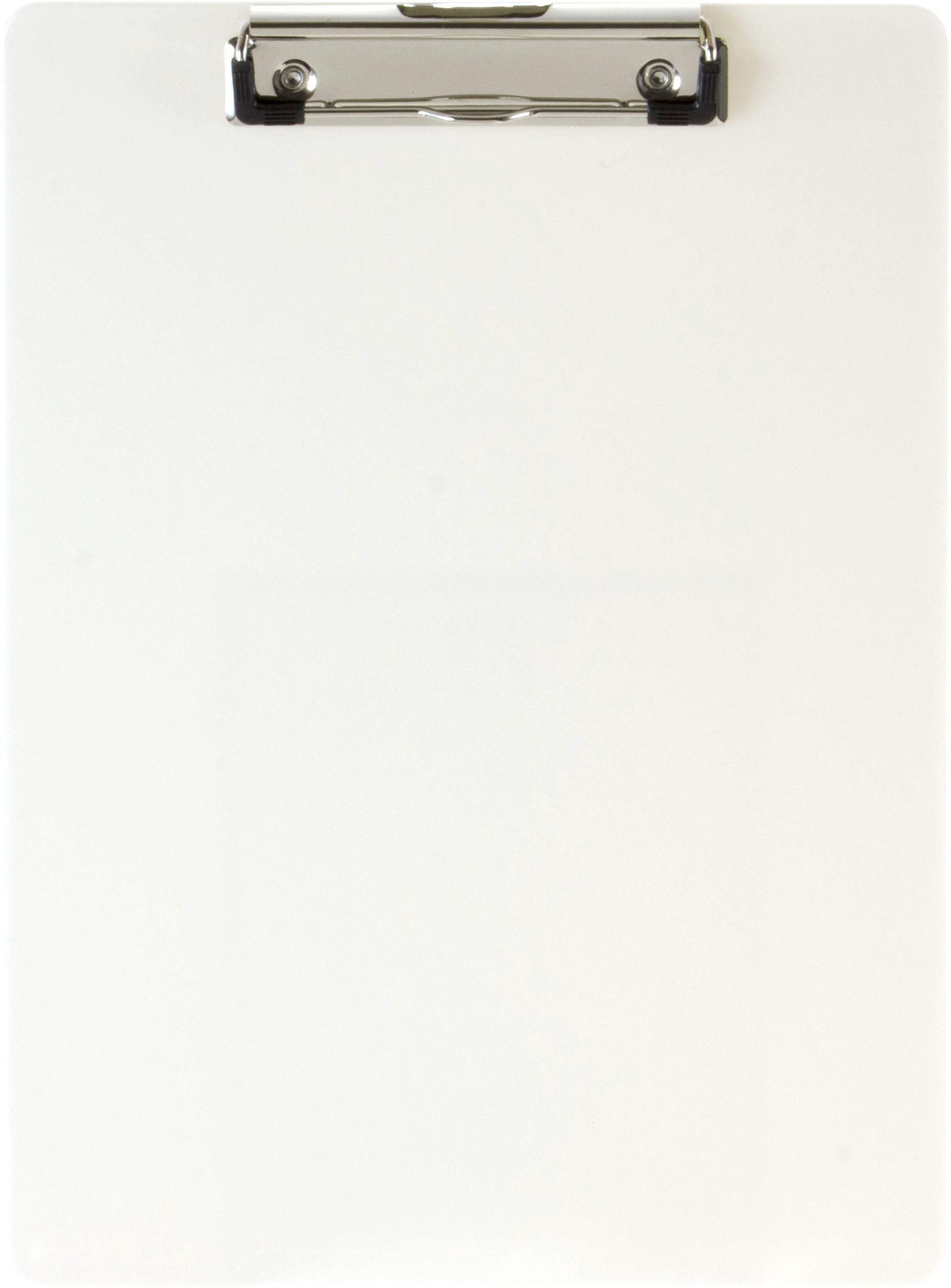 Officemate Recycled Plastic Clipboard, Letter Size, Pearl (83047)