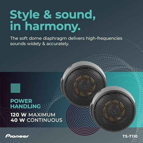 Pioneer TS-T110 7/8-Inch Hard-Dome Tweeter (Pair)