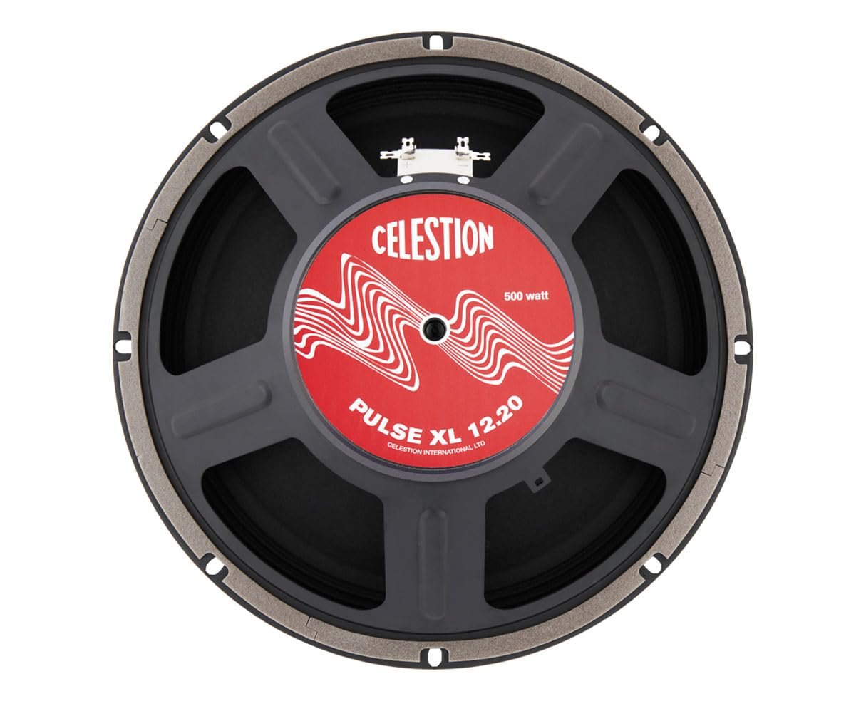 CELESTION T6655 PULSEXL 12.20 12-inch Driver Steel Chassis Bass Guitar Speaker 500 Watts 8-Ohm Expressive Mid-Band Super Smooth Treble Classic Tone