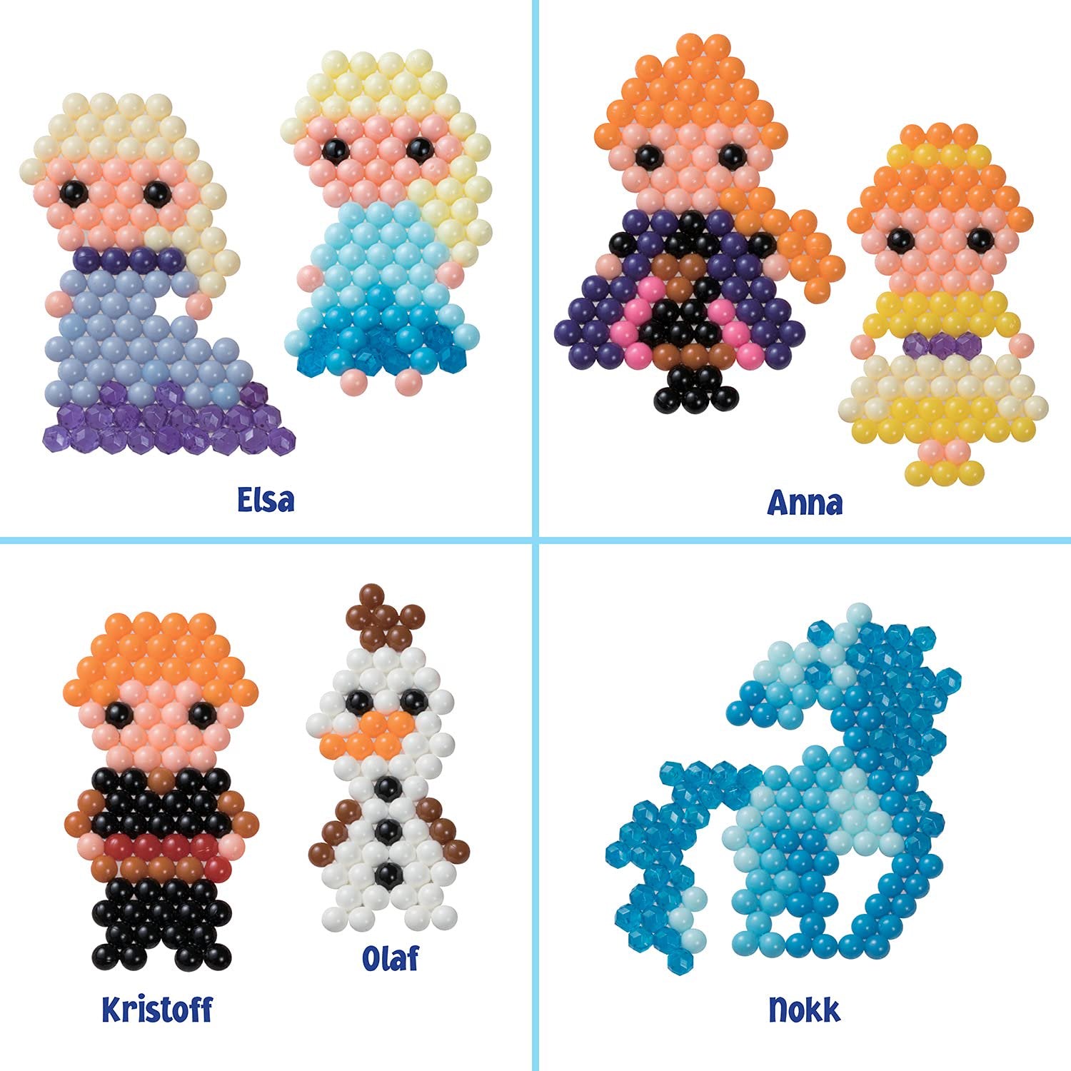 Aquabeads Disney Frozen 2 Character Set, Kids Crafts, Beads, Arts and Crafts, Complete Activity Kit for 4+