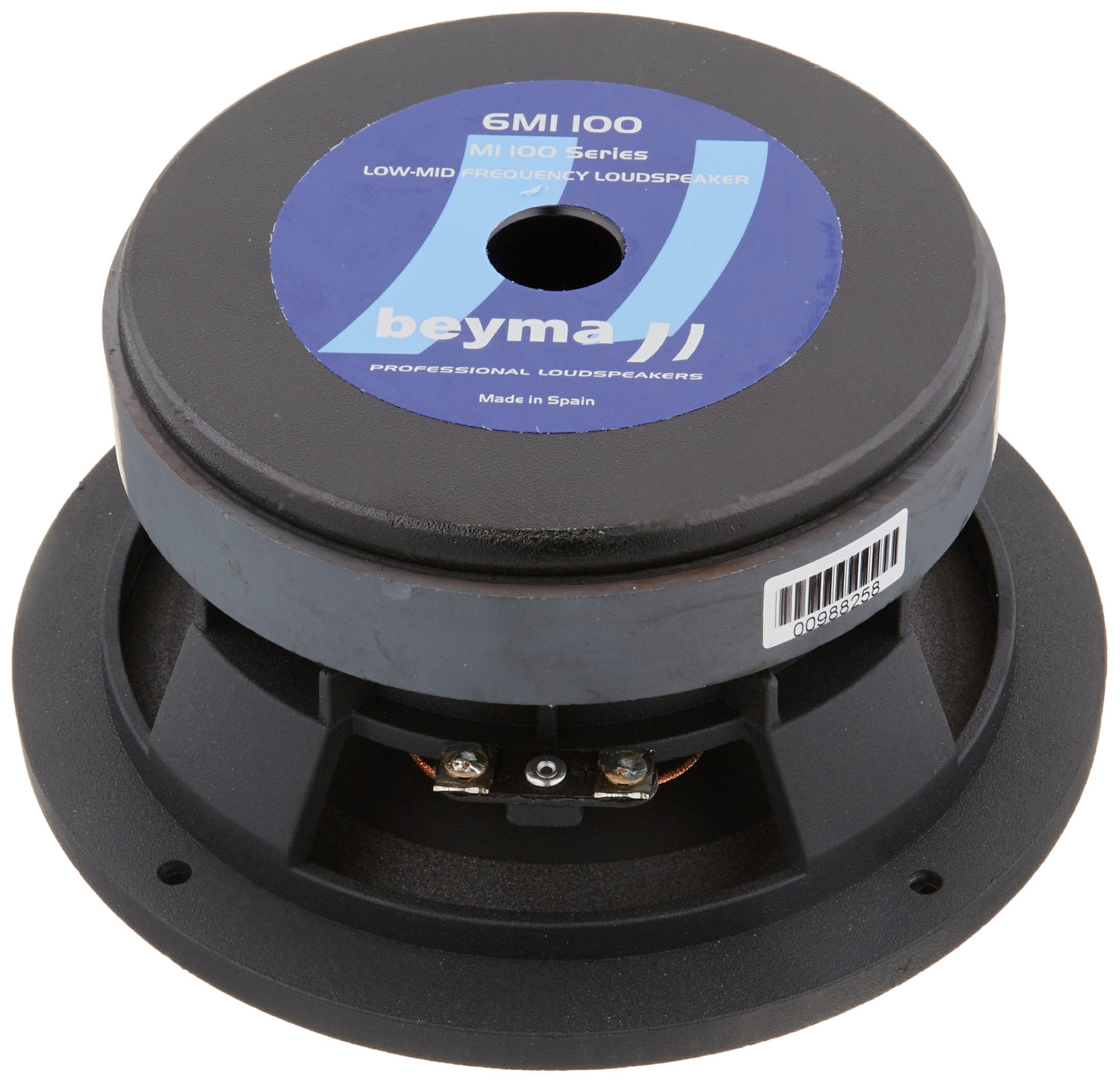 Beyma 6MI100 1000W, 6.5", 8 Ohms, Midrange Speaker,Black