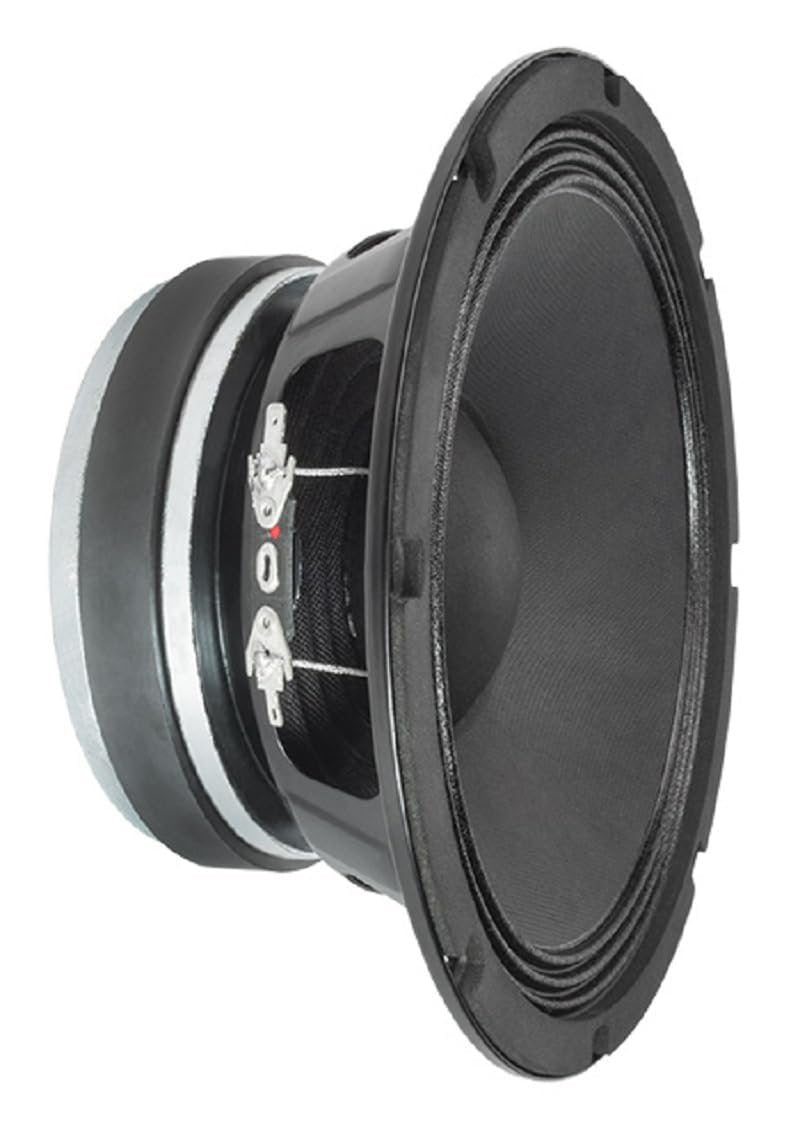 Faital Pro 8FE300-4 8-inch Mid Bass Woofer 4-Ohms Low-Frequency Loudspeaker Mid-Bass Applications 250-Watt Rms 500-Watt Max 93 dB