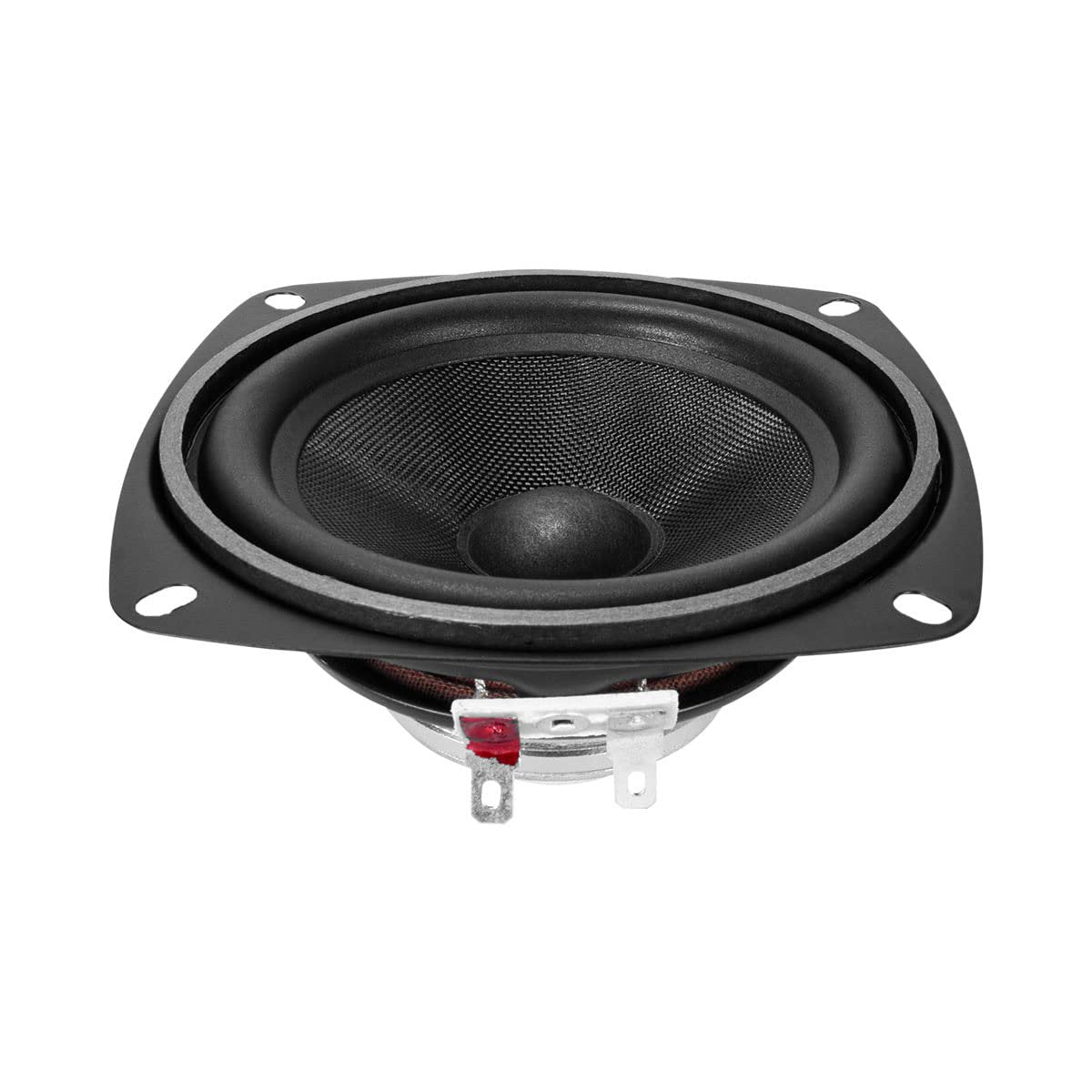 PRV Audio 4" Full-Range Neodymium Speaker 4MR60-NDY-4 PRO Audio Midrange - 60 Watts, 4 Ohm - Compact and Powerful Driver for Car Audio - Low Profile, High Fidelity Sound (Single)