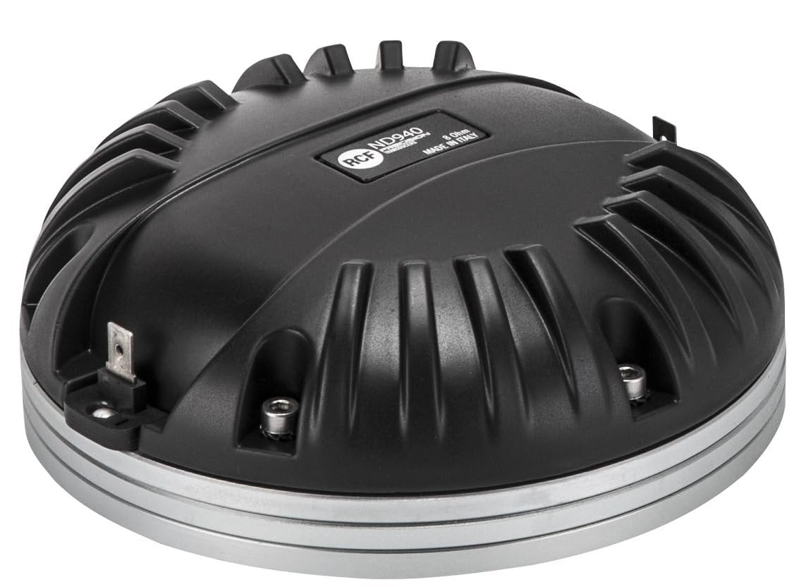 RCF ND940 Neo Mid High Driver 1.4 inch Exit Throat Titanium Diameter 140 Watts Rms 280 Watts Peak 8-Ohm 4" Kapton Former Edge Wound Aluminum Voice Coil Pro Audio