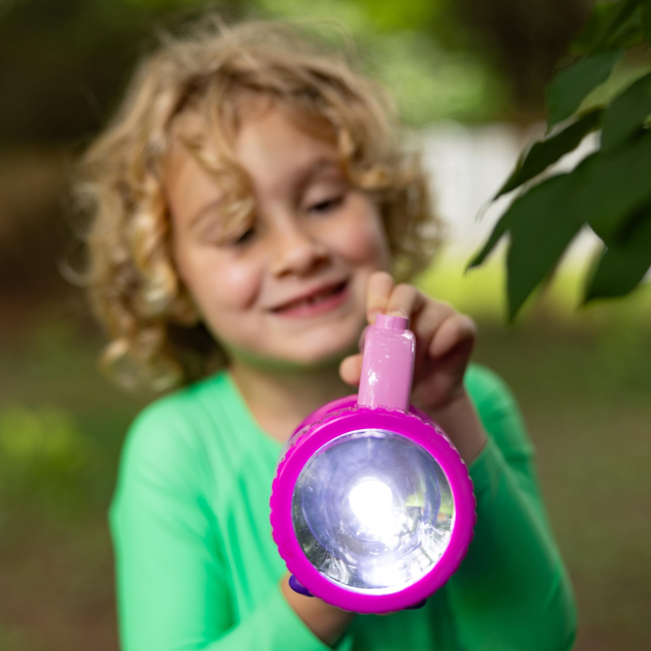 Melissa & Doug Sunny Patch Trixie Ladybug Flashlight With Easy-Grip Handle , Pink