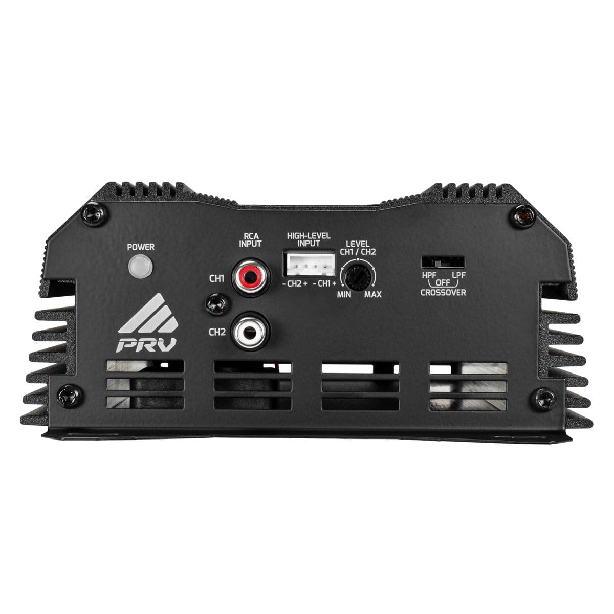 PRV Audio MDX1200.2 2 Ohm Mini 2 Channel Car Audio Amplifier 2X 600 Watts RMS at 2 Ohm - Bridged 1CH 1200 Watt at 4 Ohm for Powersports, Motorcycles, ATV, for High Power Stereo Speaker Systems