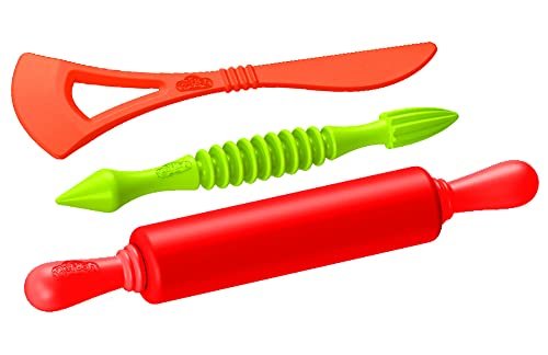 Play-Doh Air Clay Creature Creations with 6 Colors and 3 Accessories for Girls and Boys 4 Years Old and Up