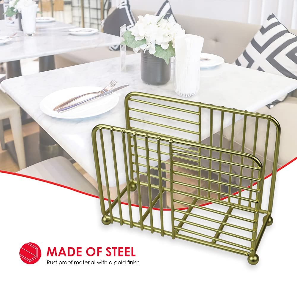 Home Basics Halo Heavy-Duty Free Standing Steel Napkin Holder (1)