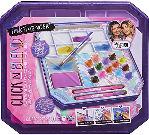 inkFLUENCER We Wear Cute Click N Blend Watercolor Set w/ 15 Color Tips