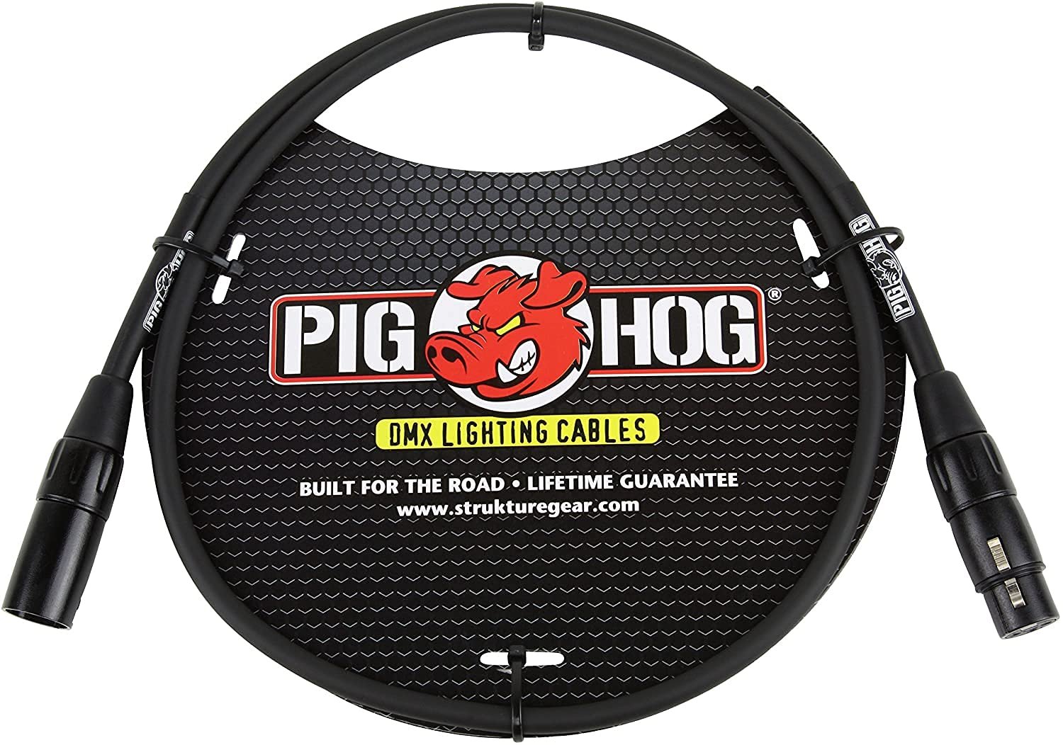 Pig Hog PHDMX3 3-Pin DMX Lighting Cable, 3 Feet