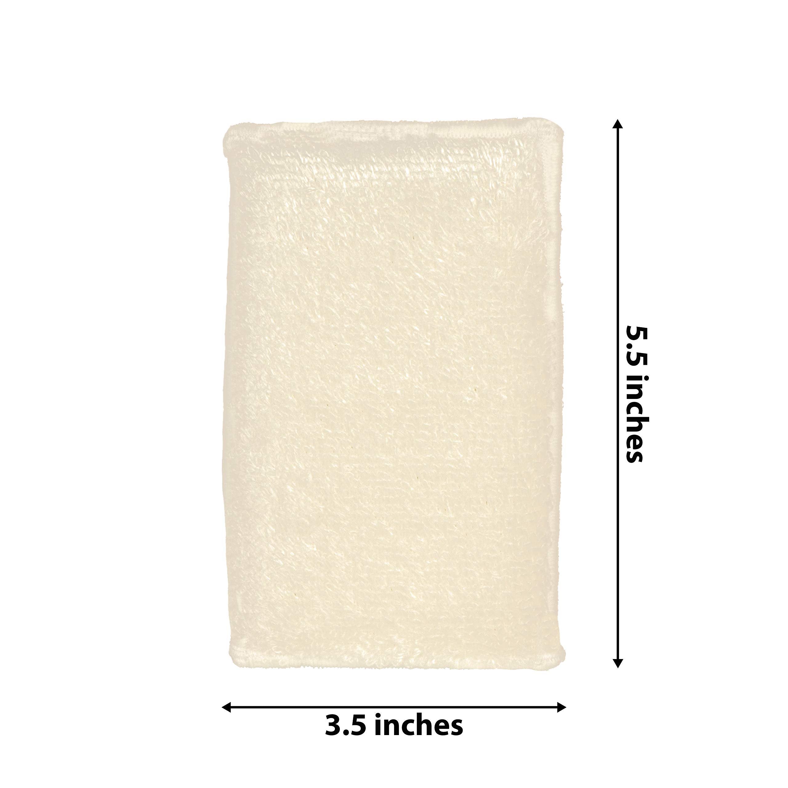 Bamboo Naturals Kitchen Sponges, Non-Abrasive Dish and Pan Scrubbers, Super Absorbent, Eco-Friendly and Long-Lasting, Great for Cleaning Stovetops and Counters, 3 Pack