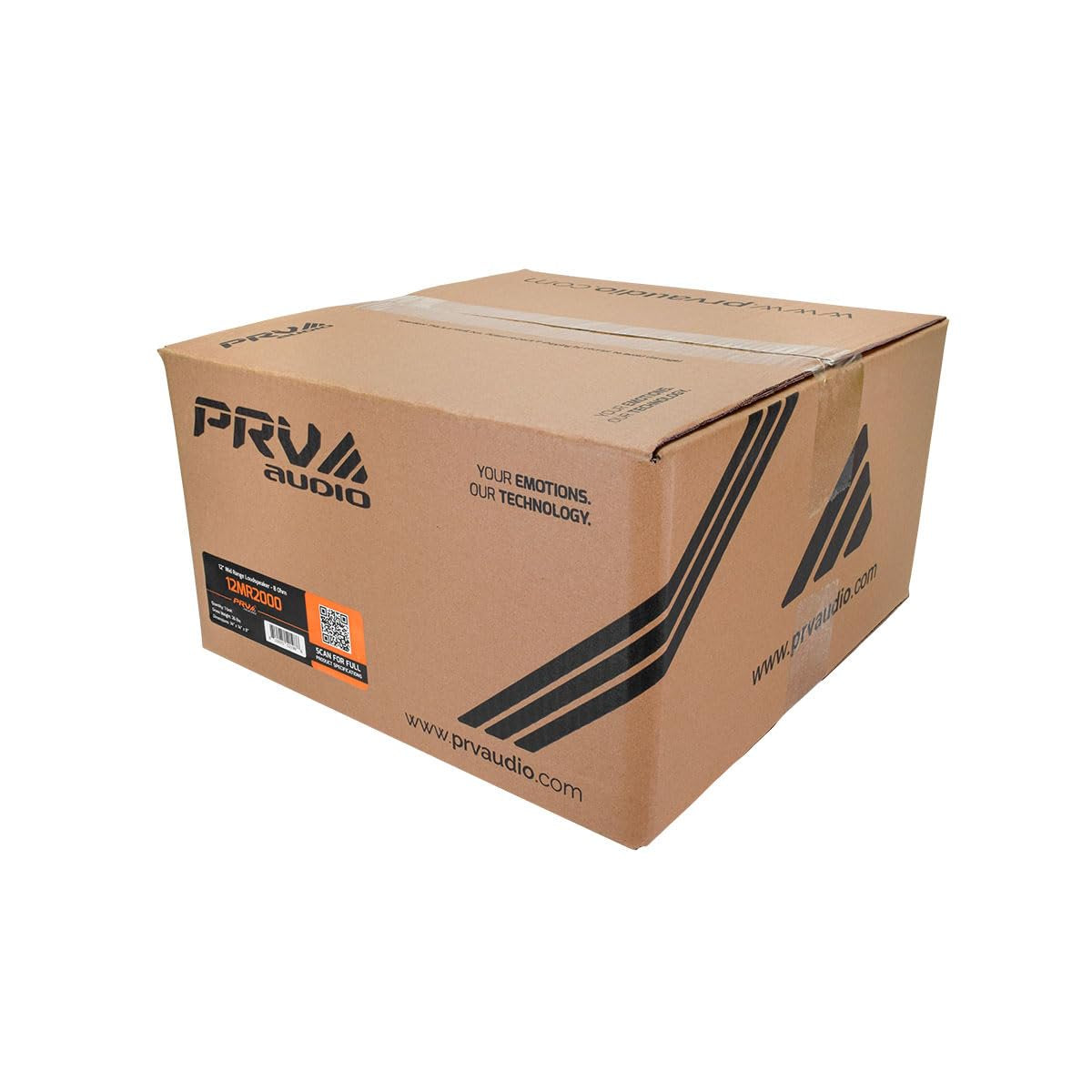 PRV AUDIO 12 Inch Midrange Speaker 12MR2000 8 Ohm 2000 Watts, 4 in Voice Coil Midbass Woofer for Pro Audio Systems (Single)