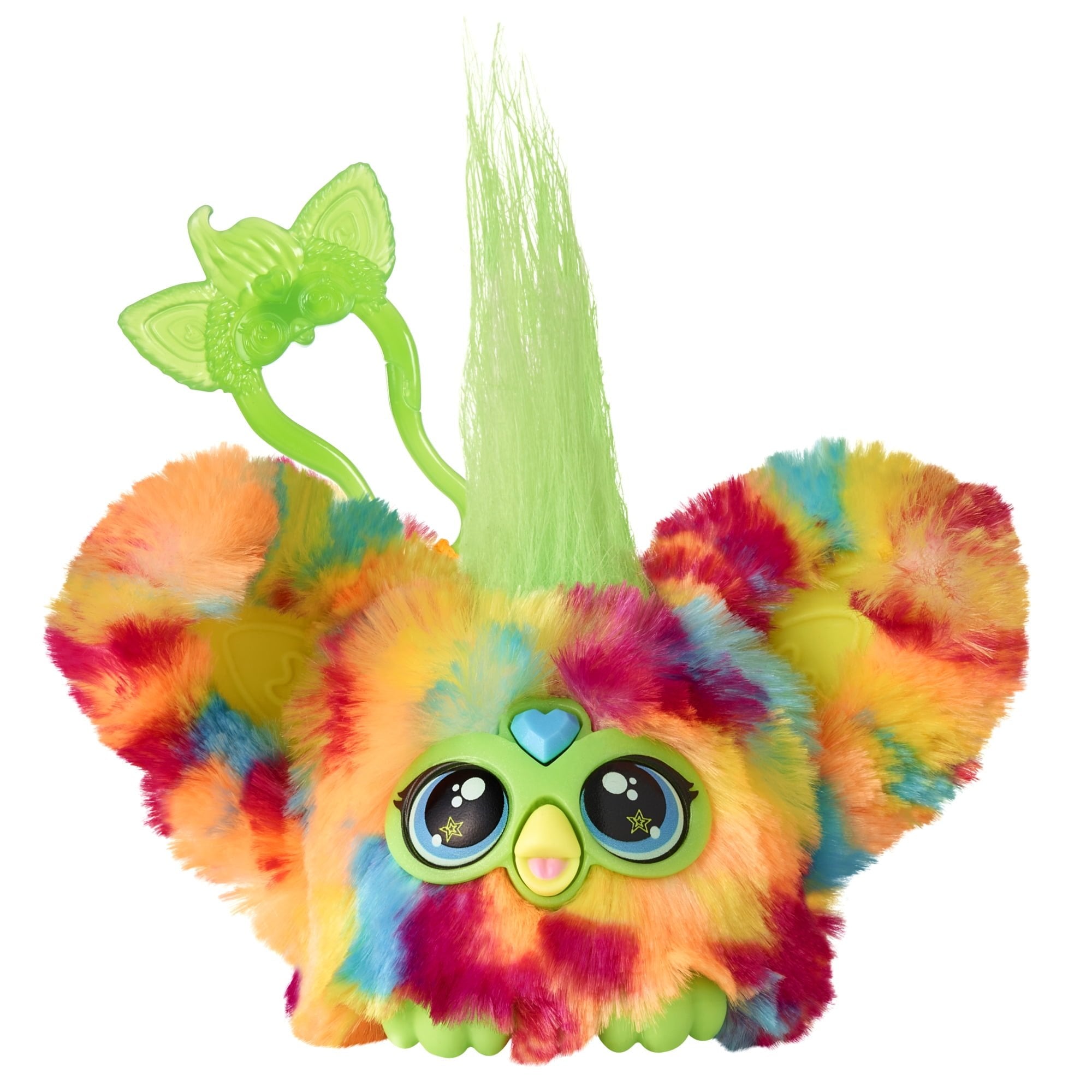 Furby Furblets Pix-Elle Gamer Mini Electronic Plush Toy, Non-Candy Easter Basket Stuffers Gifts