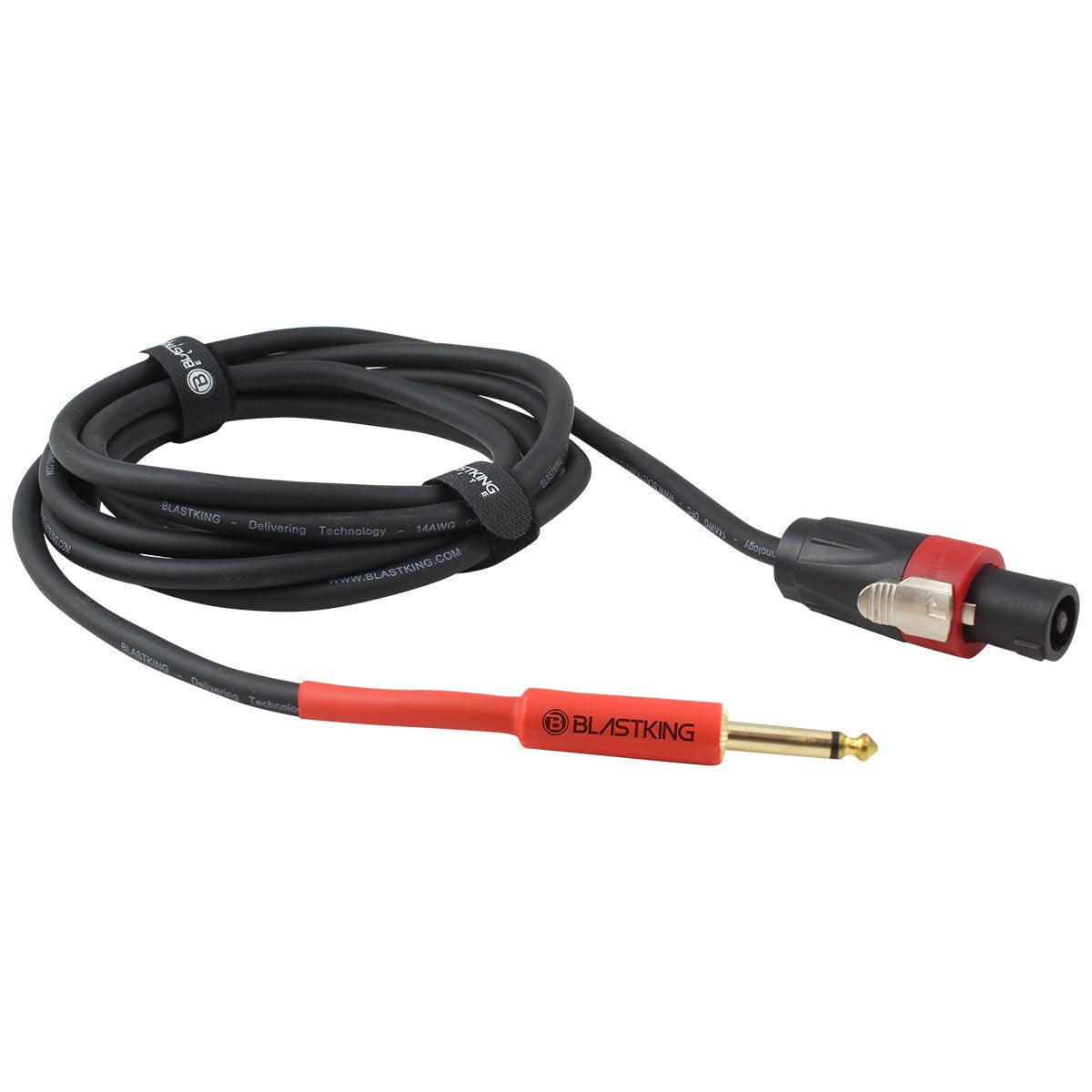 Blastking CSPQ12-100 Speakon to 1/4" Mono Cable, 100 Ft
