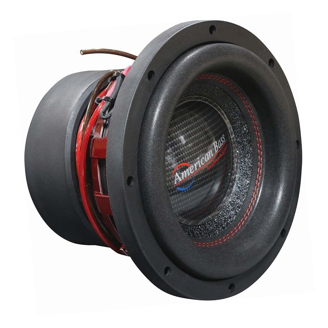 AMERICAN BASS Hawk 10 Inch Subwoofer 1500 Watt RMS and 3000 Watt Max Power, 4 Ohm Impedance, 200-oz Magnet, and 3-inch Voice Coil, Pack of 1