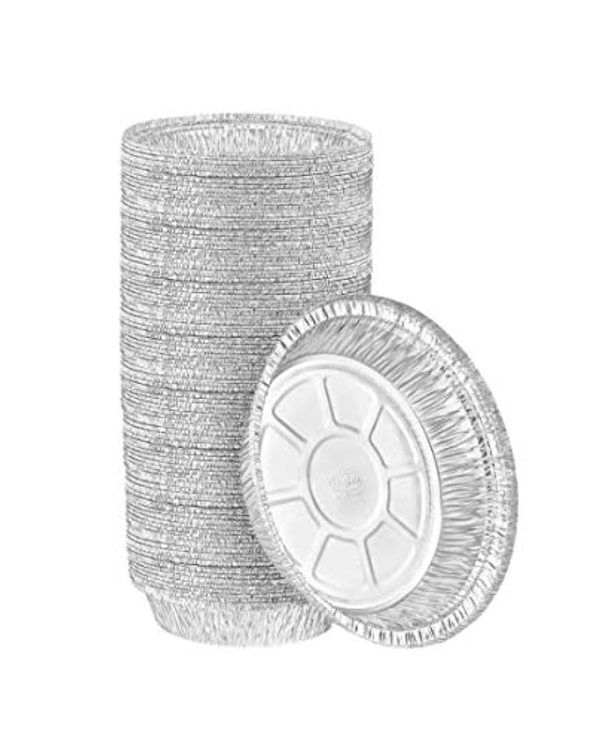 Heavy-Duty Reusable Eco-Friendly Aluminum Foil Round Pan with Dome Lid - 8.5" x 8.5" x 2.75" (Pack of 288) - Perfect for Catering, Parties, and Bake Sales