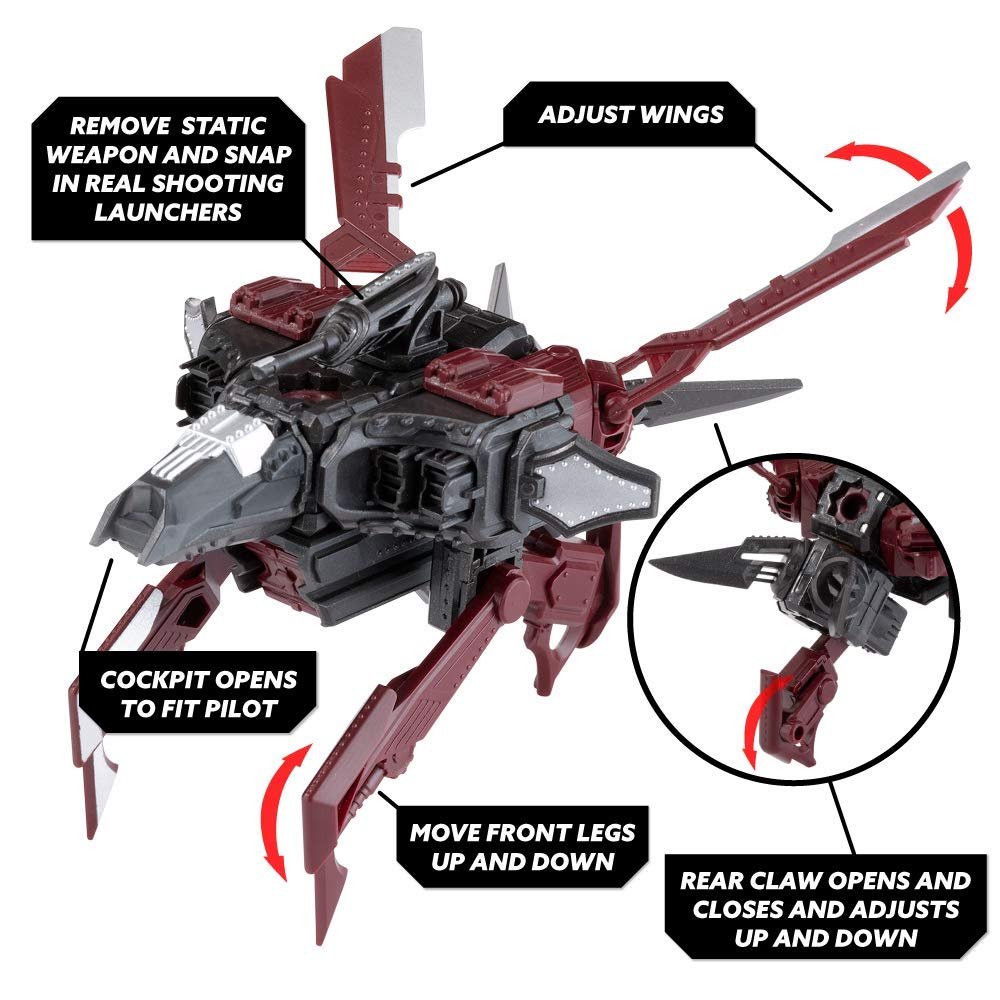 Snap Ships — Sawfly K.L.A.W. Minelayer — Construction Toy for Custom Building and Battle Play — for Ages 8+