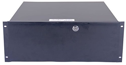 DEEJAY LED TBH Flight CASE ACCESSORY-4U Metal Locking Rack Drawer (TBH4URDW)