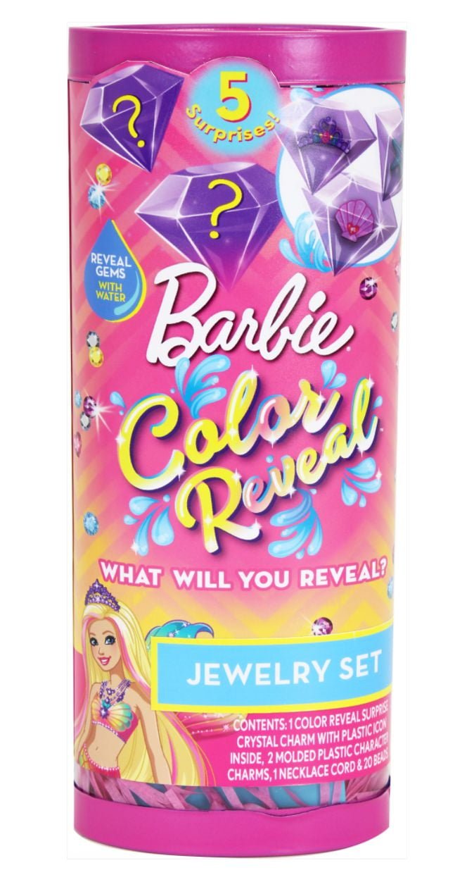 Barbie Crystal Reveal Jewelry, for Ages 3+