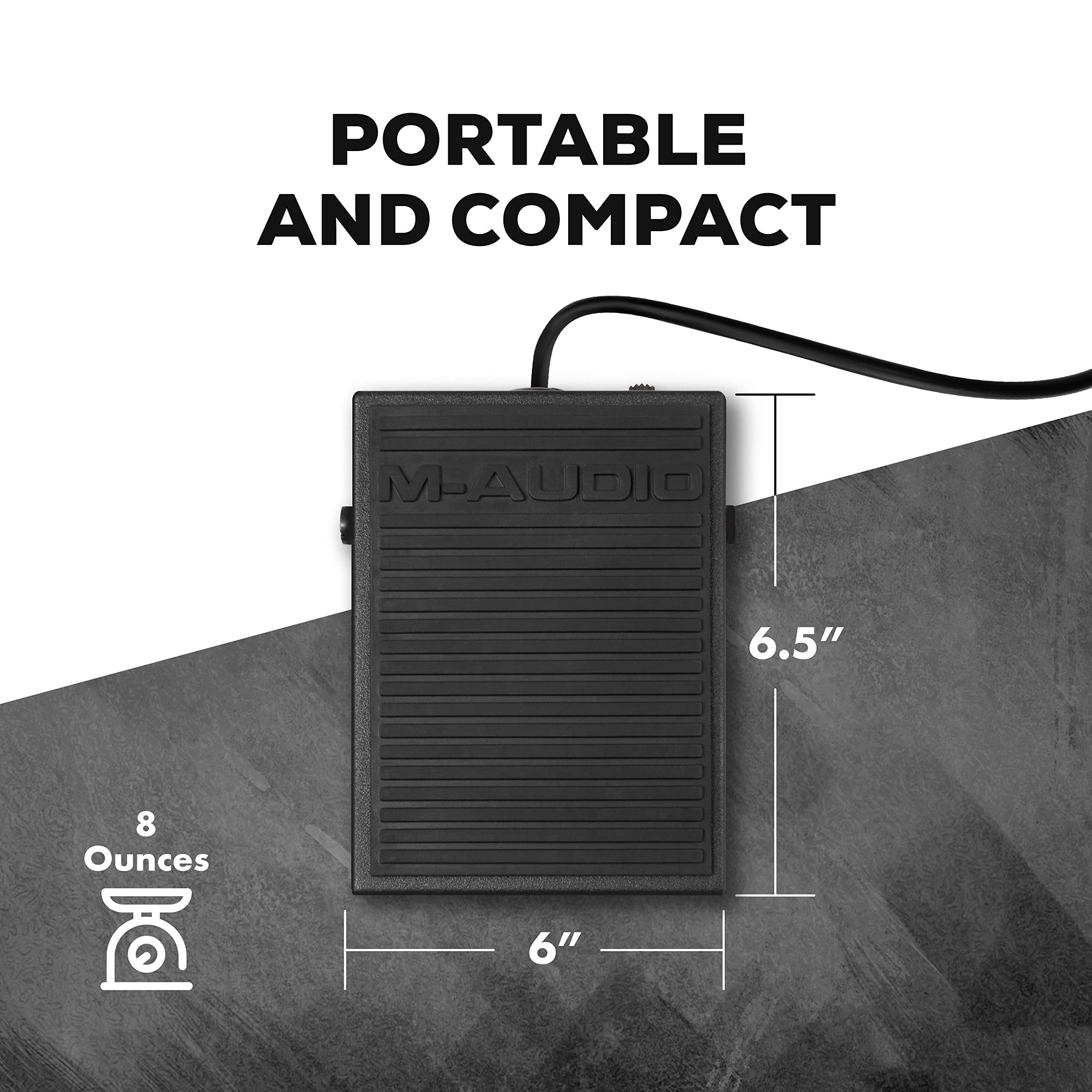 M-Audio SP-1 | Universal Sustain Pedal For MIDI Keyboards, Digital Pianos, Electric Pianos & More
