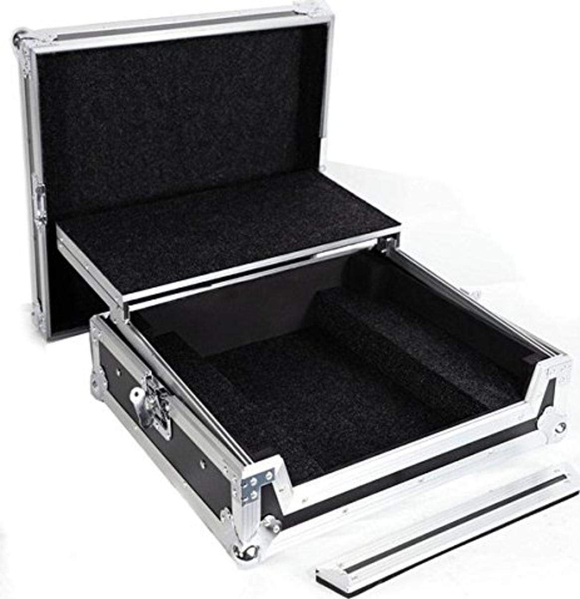 DEEJAY LED Fly Drive Case For Roland DJ505 Pro DJ Controller or Similarly Sized Equipment w/Laptop Shelf - TBHROLANDDJ505LT