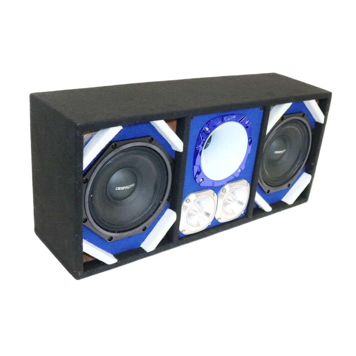 DEEJAY LED TBH8BLUE DEEJAYLED 2 8" Despacito Horn 2 TW Braz