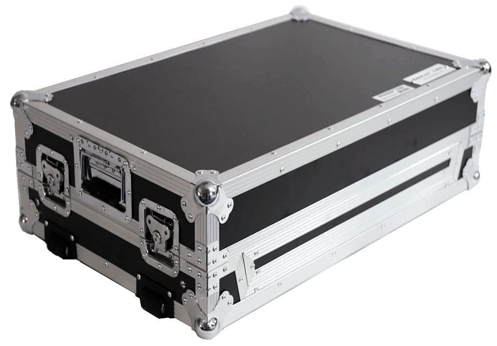 DEEJAY LED Numark NS7III Digital Controller Fly Drive Case w/Wheels & Laptop Shelf - TBHNS7IIILTWHHEL