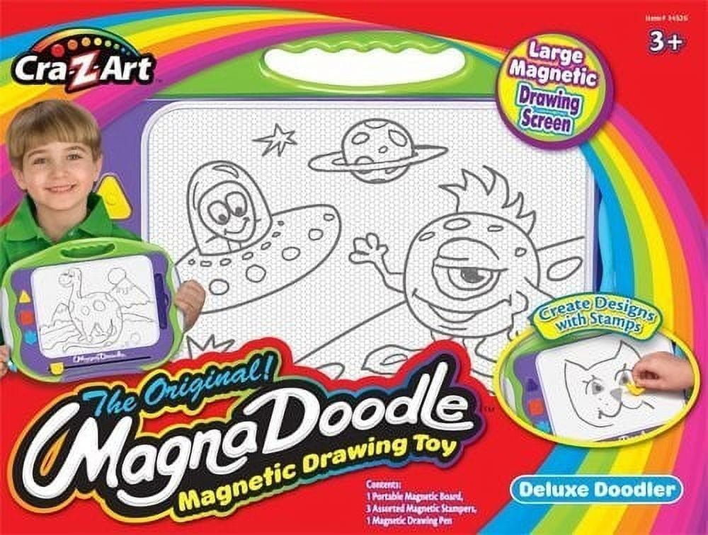 Cra-Z-Art Original MagnaDoodle Deluxe Doodle Magnetic Drawing Toy for All Ages, Unisex