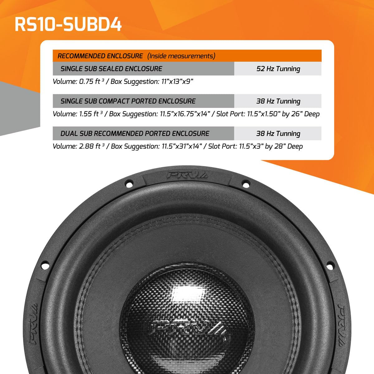 PRV AUDIO Subwoofer Car Audio