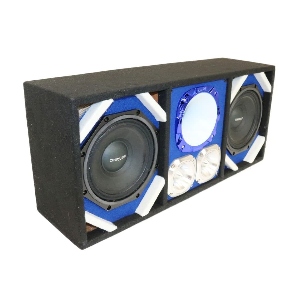 DEEJAY LED TBH8BLUE DEEJAYLED 2 8" Despacito Horn 2 TW Braz