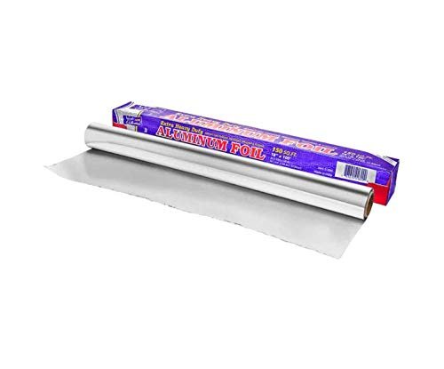 Aluminum Silver Foil Roll - 18" x 100", 1 Count - Premium Heavy Duty Quality for Kitchen, Cooking, Baking & Storage