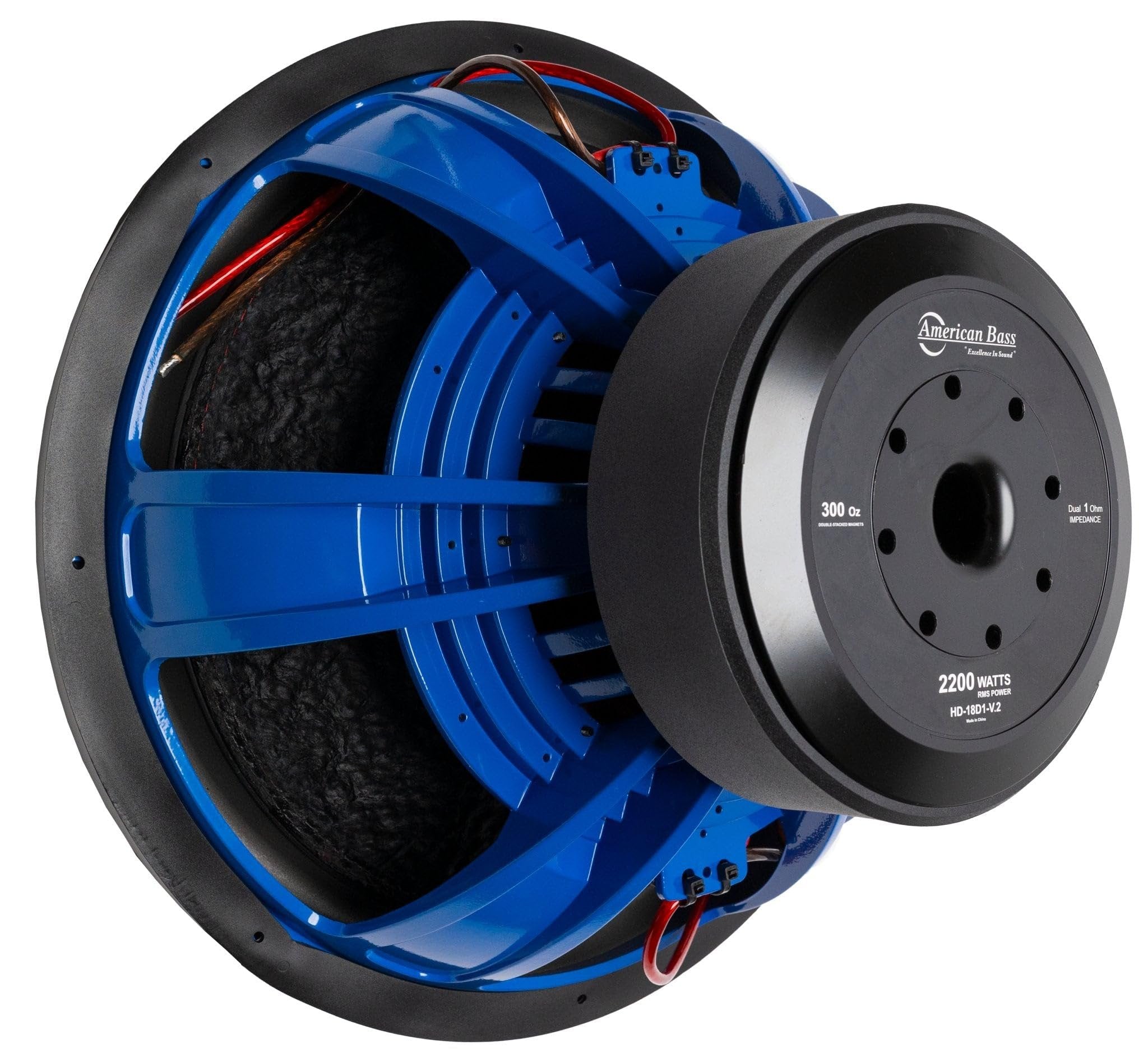 American Bass HD 18" 1 Ohm 8000 Max Watts Car Subwoofer