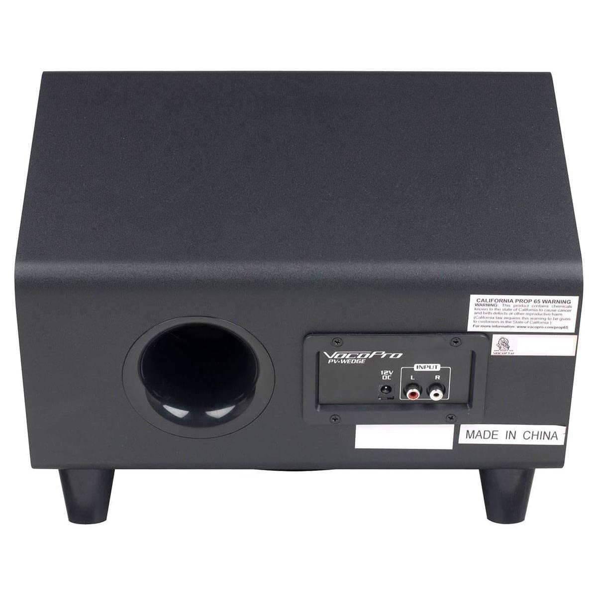 VocoPro PVWEDGE 100W 2.1POWERED Speaker W B WOF (PV-Wedge)