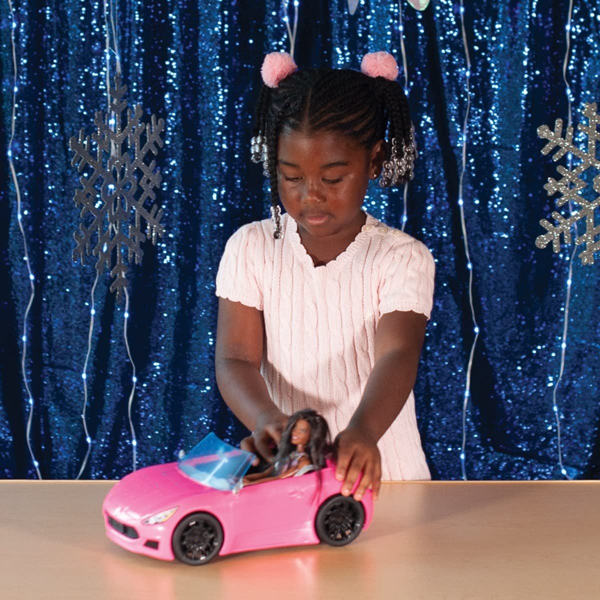 Barbie - Convertible Car and Brunette Doll