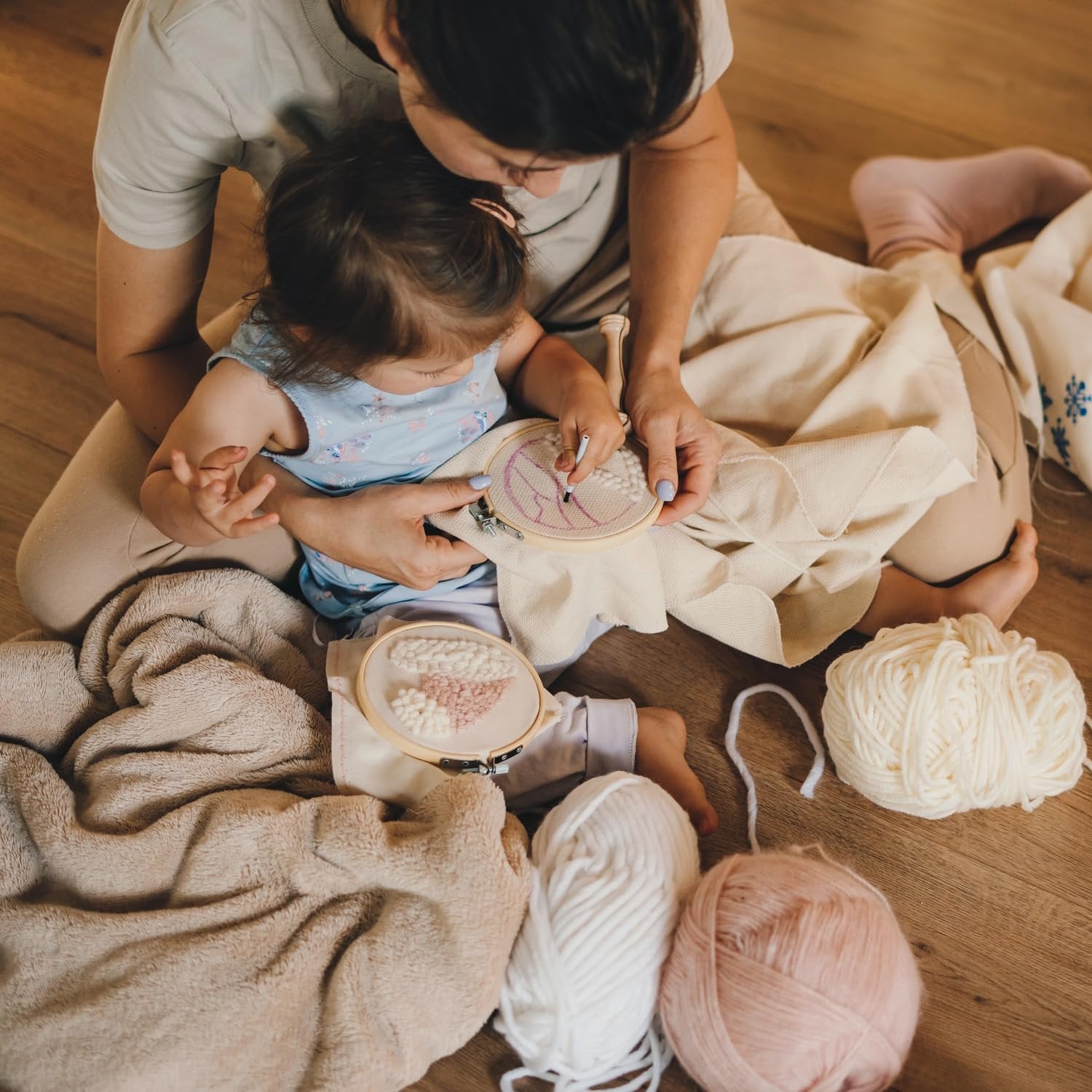 LEISURE ARTS Punch Needle Kit, Sunset, Punch Needle Kit, Kits Adults Beginner, Embroidery Kit for Beginners