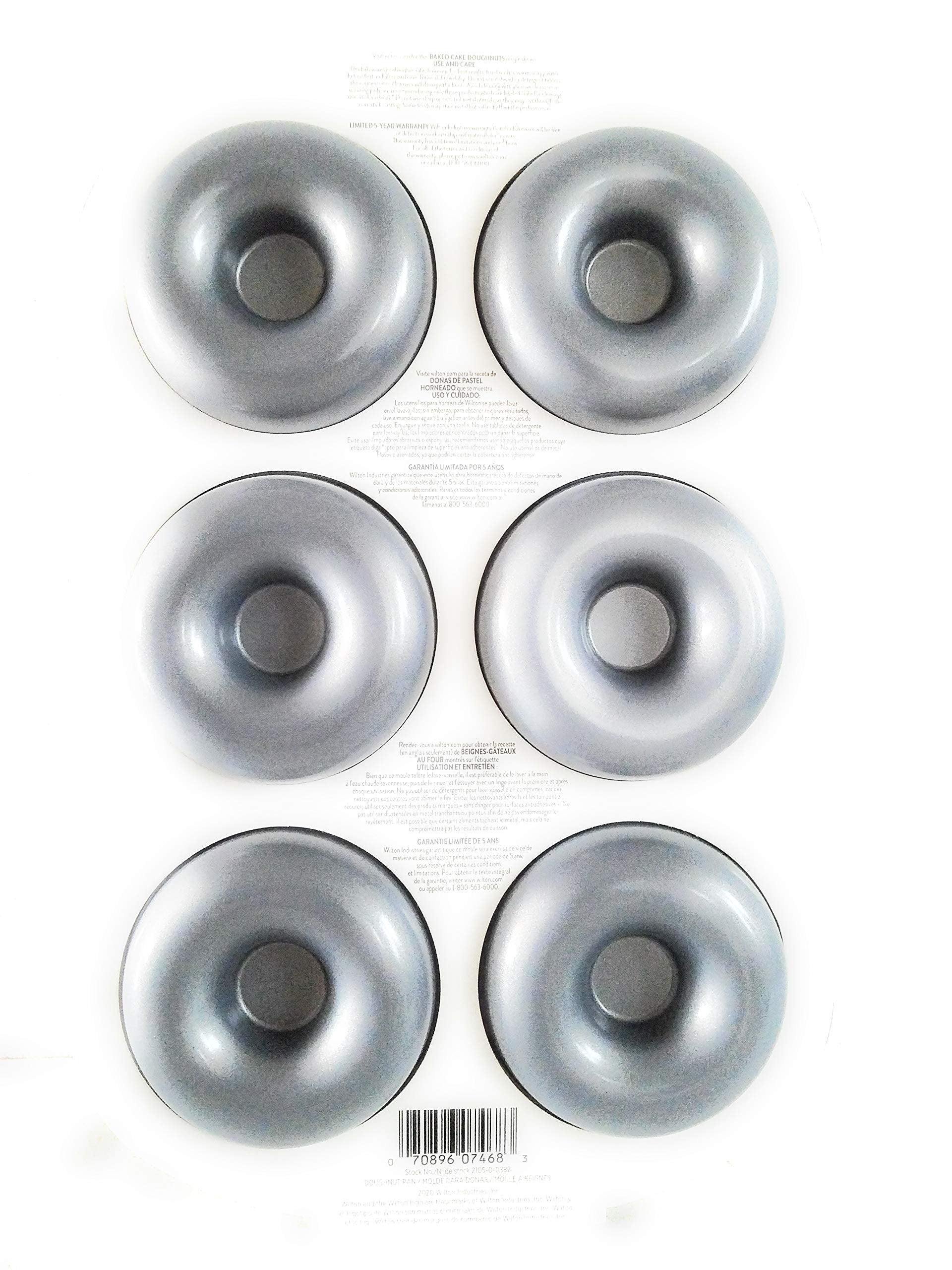 Wilton Daily Delights 6-Cavity Doughnut Pan Non-Stick