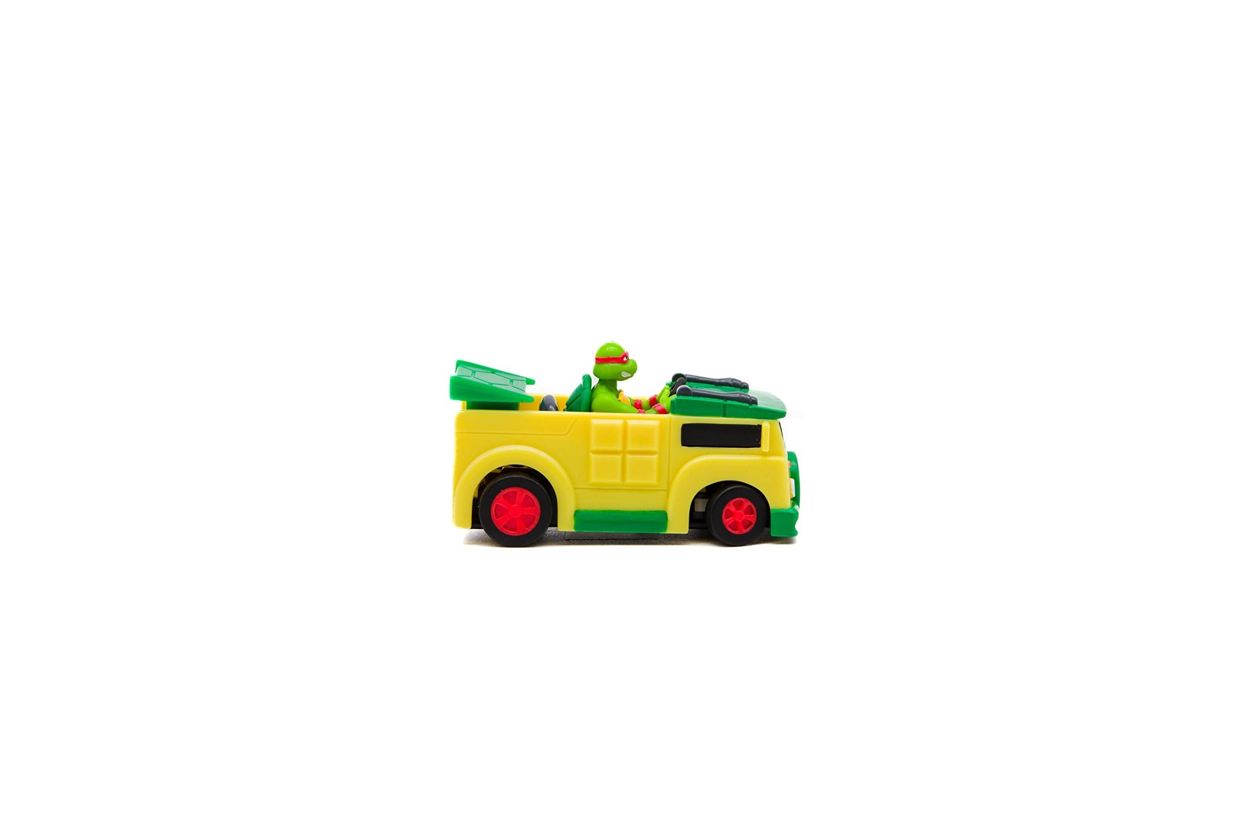 Teenage Mutant Ninja Turtles Toy, Raphael Micro Shell Racer RC Vehicle, 2.4 GHz Turtle Half Shell Controller, TMNT Ninja Racing Toy, Classic Edition for Kids, Ages 5+
