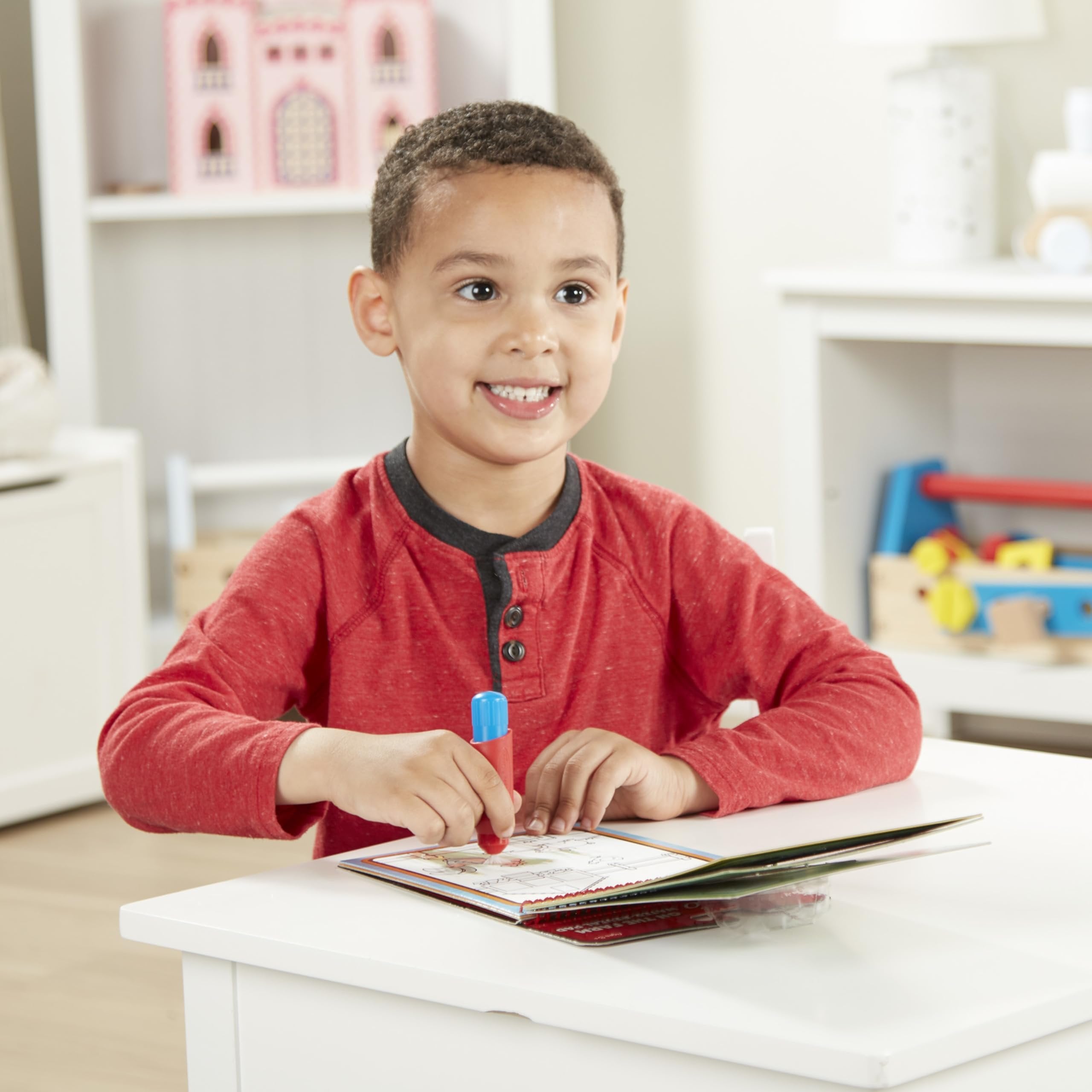 Melissa & Doug Water Wow! Mess Free Coloring Book, Reusable Water-Reveal Activity Pad, On The Farm, Travel Toys, Party Favors, for Toddlers & Kids Ages 3+