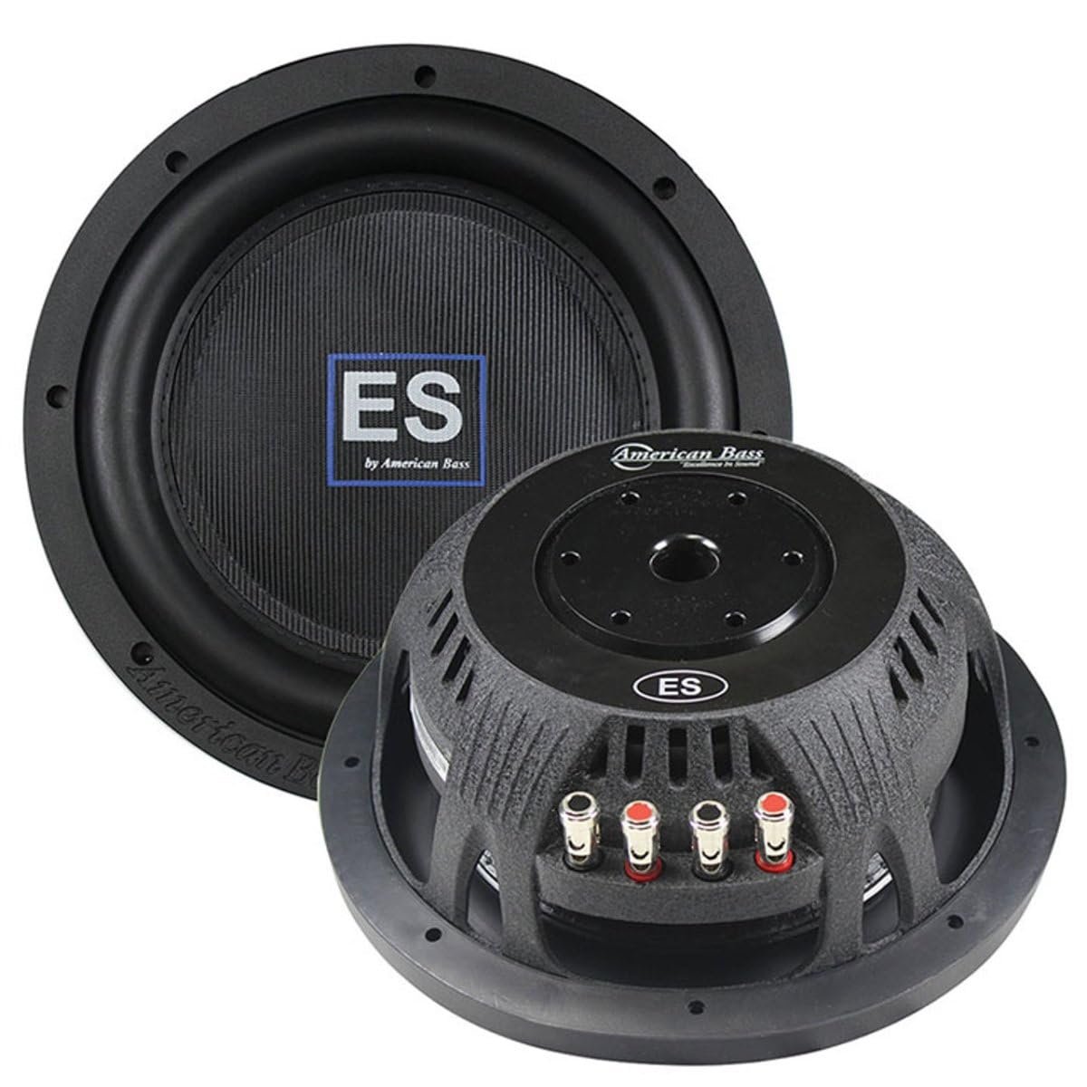 American Bass ES1222 12 in. Shallow Super Slim Subwoofer - 2 Ohm 1200W