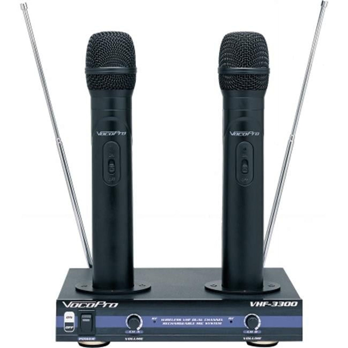 VocoPro VHF-3300 Rechargeable Wireless Microphone