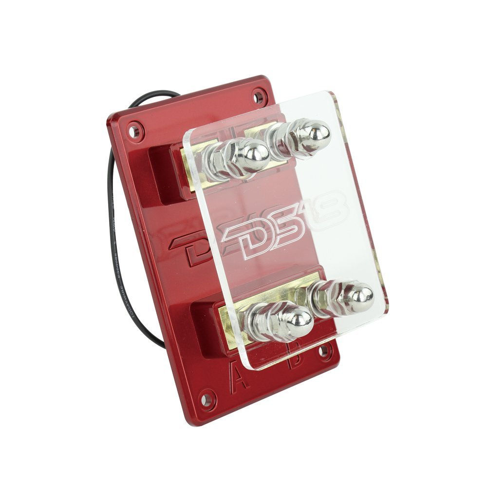 DS18 FH2W 2-Way Fuse Holder with 12 Volt Red LED Power Indicator