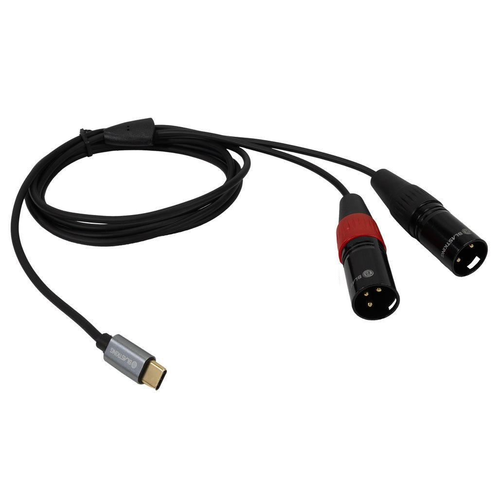 Blastking USB-C to dual XLR 6ft