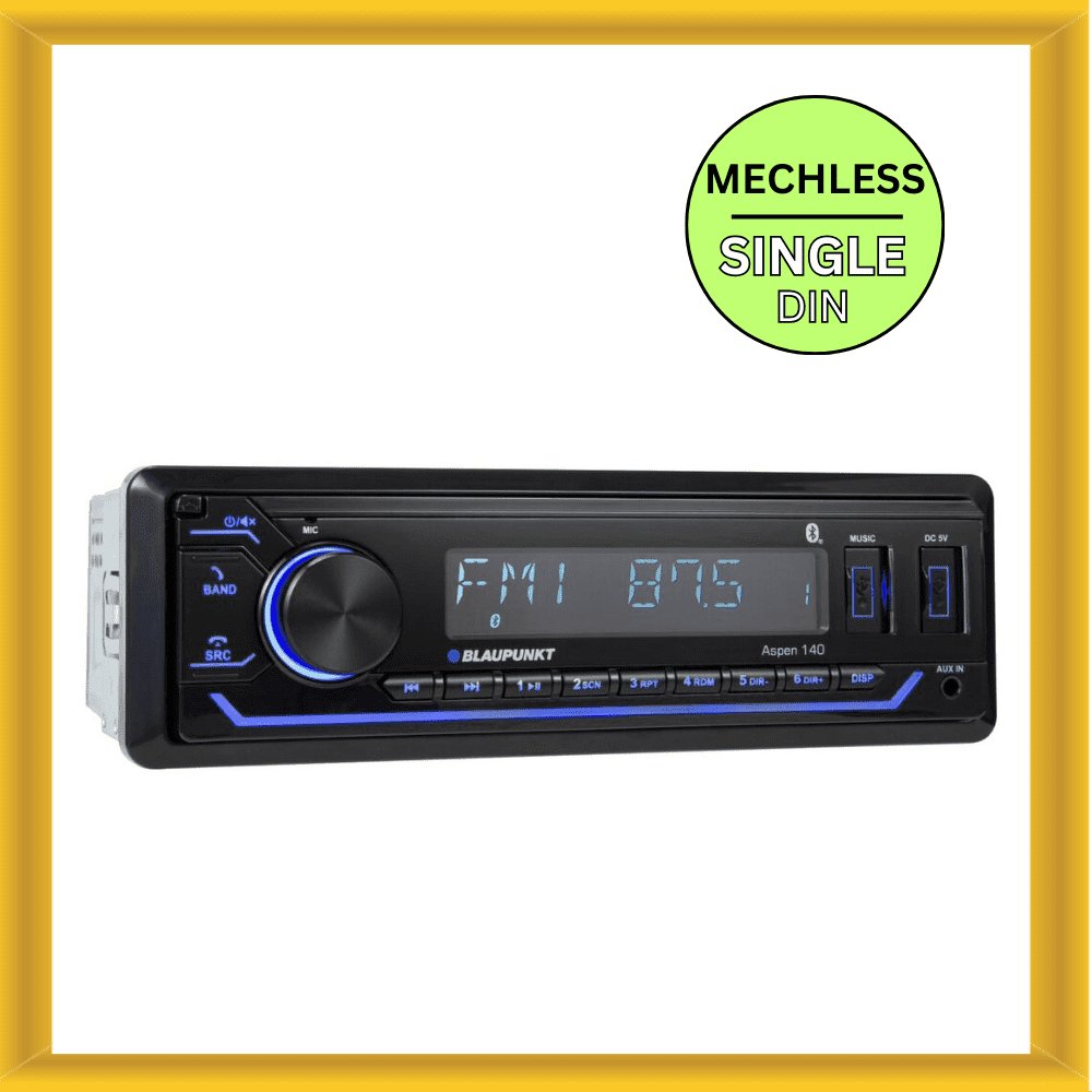 Blaupunkt ASPEN 140 Single-DIN Digital Media Player w/ USB & Bluetooth Brand NEW
