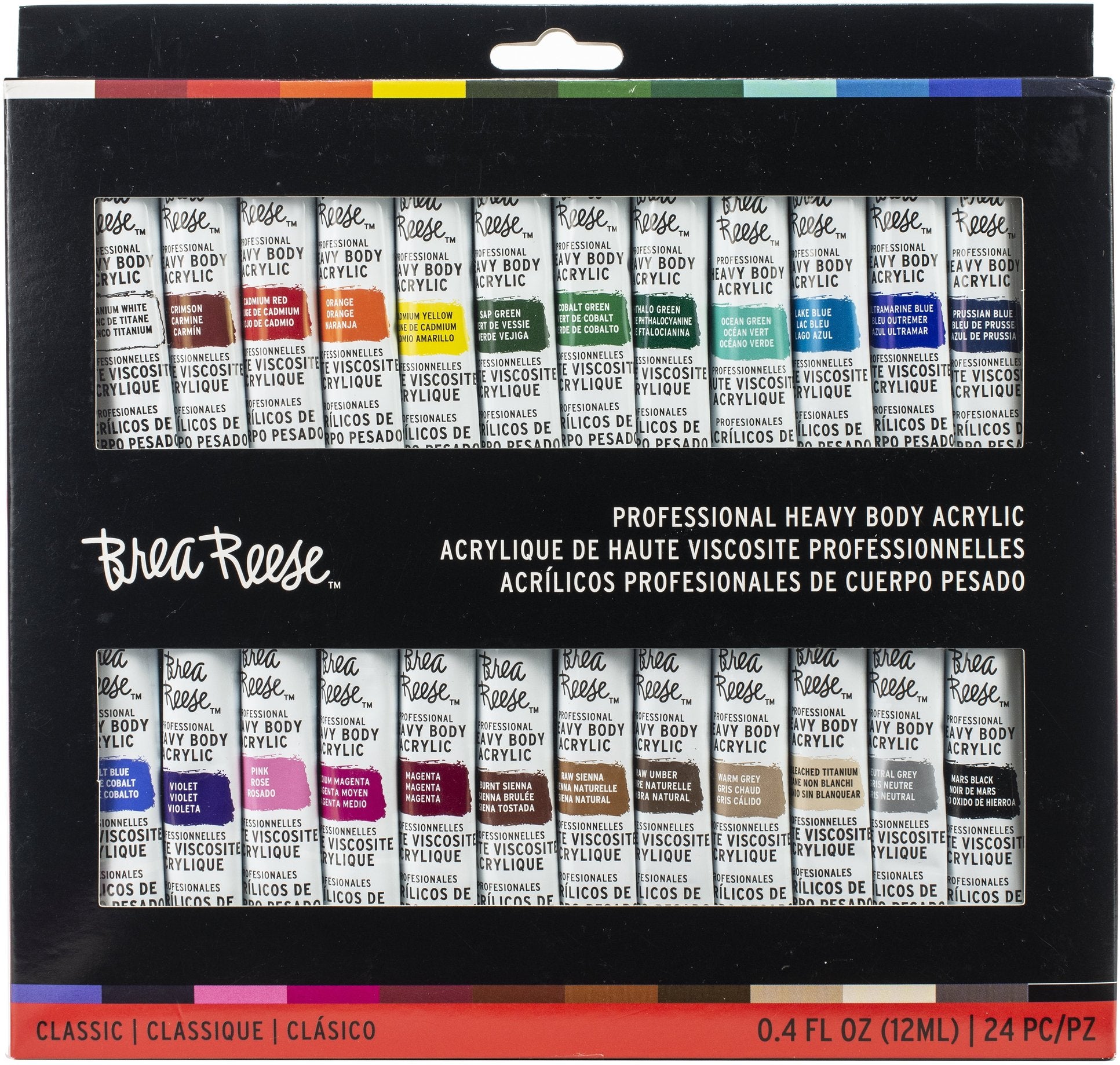Brea Reese Acrylic Paint Set 24/Pkg-Classic
