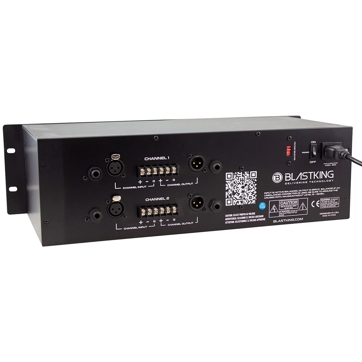 Blastking ULTRAMIX3102-EQ Dual 31-Band Graphic Equalizer